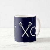 Lacrosse Sports Kaffeetasse (VorderseiteRechts)