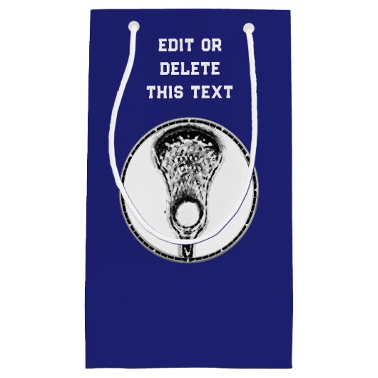 Lacrosse Sports Kleine Geschenktasche Kleine Geschenktüte (Vorderseite)