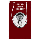 Lacrosse Sports Kleine Geschenktasche Kleine Geschenktüte (Vorderseite)