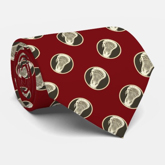 Lacrosse Sports Krawatte (Gerollt)