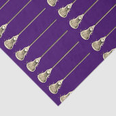 Lacrosse Sports Lila Gewebe Seidenpapier (Ausschnitt)