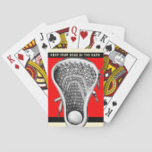 Lacrosse Sports Novelty Gift Spielkarten (Rückseite)