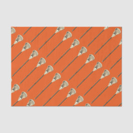 Lacrosse Sports Orange Seidenpapier
