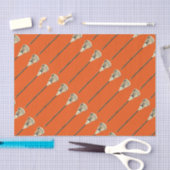 Lacrosse Sports Orange Seidenpapier (Handwerk)