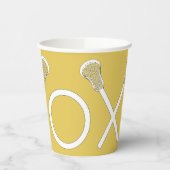 Lacrosse Sports Pappbecher (Links)