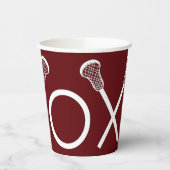 Lacrosse Sports Pappbecher (Links)