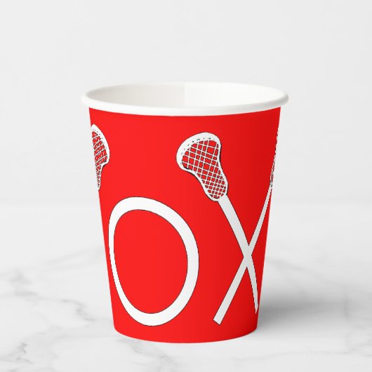 Lacrosse Sports Pappbecher (Links)