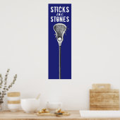 Lacrosse Sports Poster (Küche)