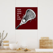 Lacrosse Sports Poster (Küche)