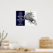 Lacrosse Sports Poster (Küche)