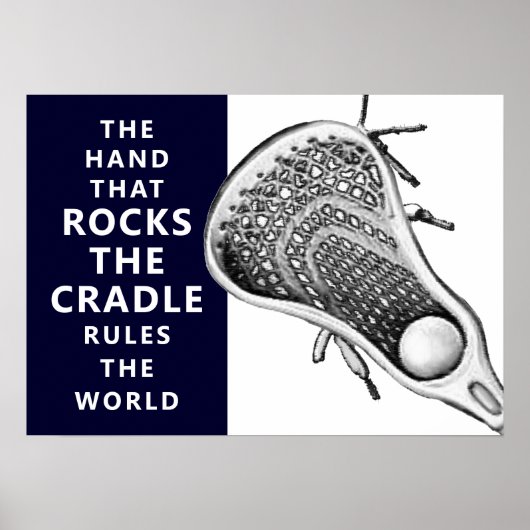 Lacrosse Sports Poster (Vorne)