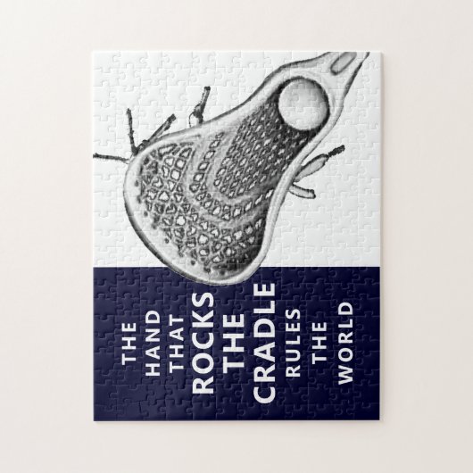 Lacrosse Sports Puzzle (Vertikal)