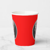 Lacrosse Sports Red Pappbecher (Links)