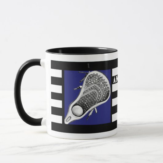 Lacrosse Sports Tasse (Links)