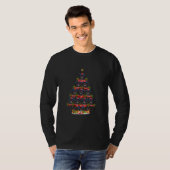 Lacrosse Sports Xmas Tree Lighting Lacrosse T-Shirt (Vorne ganz)