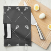 Lacrosse Sporttuch Geschirrtuch (Viertel Falte)