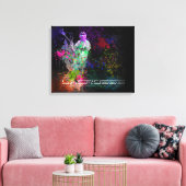 Lacrosse Spritzer Spread Leinwand (Insitu (Wohnzimmer))