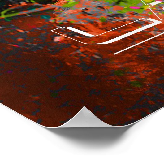 Lacrosse Spritzer Spread Poster (Ecke)