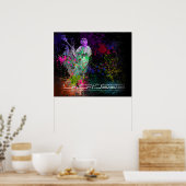 Lacrosse Spritzer Spread Poster (Küche)