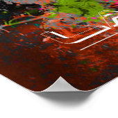 Lacrosse Spritzer Spread Poster (Ecke)