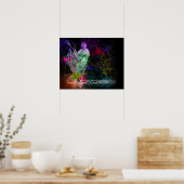 Lacrosse Spritzer Spread Poster (Küche)