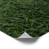 Lacrosse-Stick auf Gras Poster (Ecke)