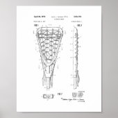 Lacrosse Stick Patent Poster (Vorne)