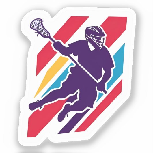 Lacrosse Sticker (Vorderseite)