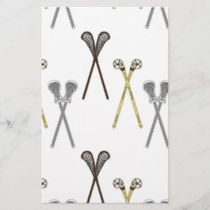 Lacrosse Sticks Briefpapier