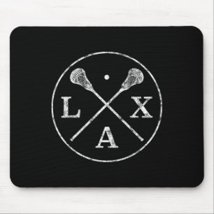 Lacrosse Sticks Emblem I T-Shirt für Lax Spieler u Mousepad
