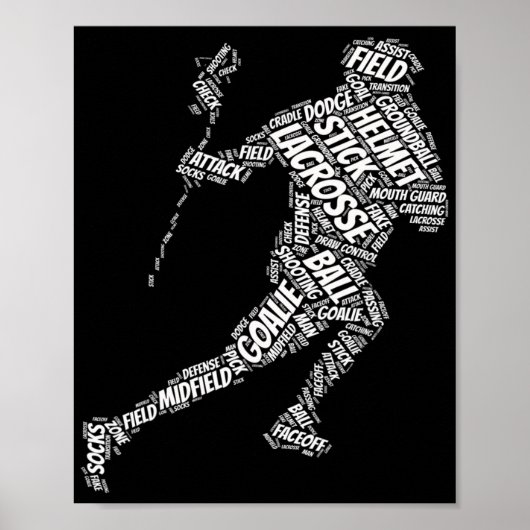Lacrosse Sticks für Jungen Sport & Fitness cool No Poster (Vorne)