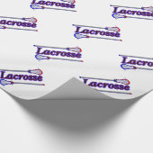 Lacrosse Sticks Geschenkpapier (Ecke)