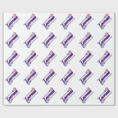 Lacrosse Sticks Geschenkpapier (Flach)