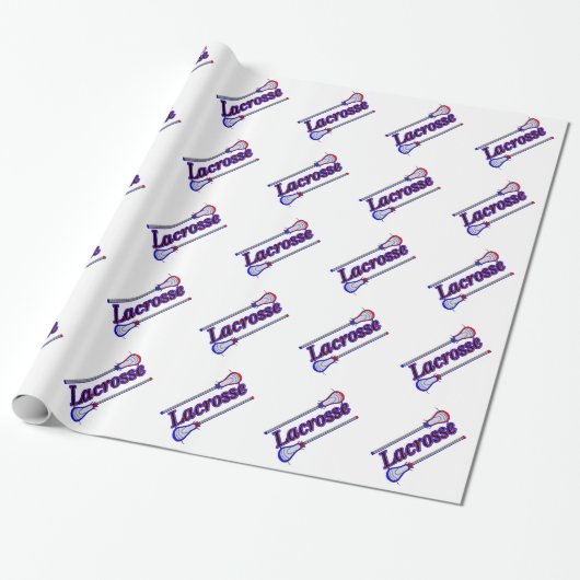 Lacrosse Sticks Geschenkpapier (Ungerollt)