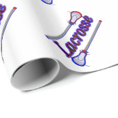 Lacrosse Sticks Geschenkpapier (Rolleneckpunkt)