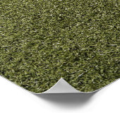 Lacrosse Sticks, Handschuhe und Bälle auf künstlic Poster (Ecke)