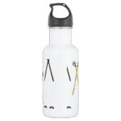 Lacrosse Sticks Trinkflasche (Rückseite)