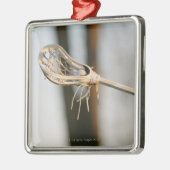 Lacrosse-Stock Ornament Aus Metall (Links)