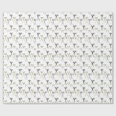 Lacrosse-Stöcke Geschenkpapier (Flach)