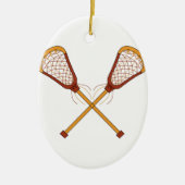 Lacrosse-Stöcke Keramikornament (Vorne)