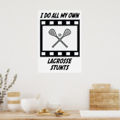 Lacrosse Stunts Poster (Küche)
