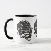 Lacrosse-Sturzhelm-Schwarzes Tasse (Links)