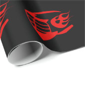 Lacrosse-Sturzhelmgeschenk-Packpapier Geschenkpapier (Rolleneckpunkt)