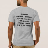Lacrosse T-Shirt (Rückseite)