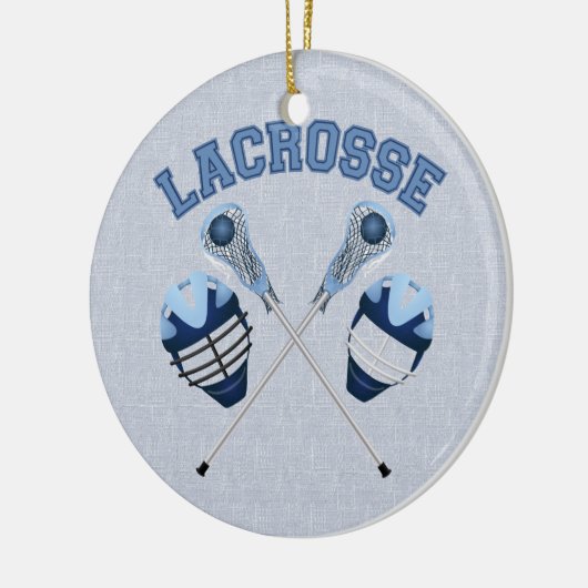 Lacrosse T-Shirts und Geschenke für Kinder und Erw Keramikornament (Links)