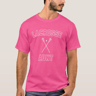 Lacrosse Tante Minimal Cool Lacrosse Player Tante  T-Shirt