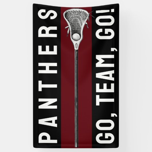 Lacrosse Team Banner (Vertikal)