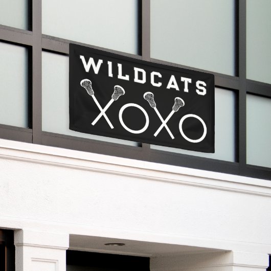 Lacrosse Team Black Banner (Äußeres Gebäude)