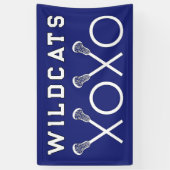 Lacrosse Team Blue Banner (Vertikal)