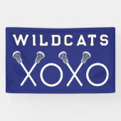 Lacrosse Team Blue Banner (Horizontal)